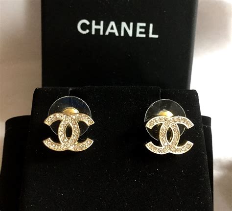 mini chanel studs|chanel earrings the two c's.